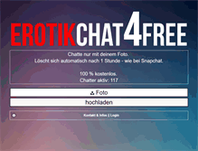 Tablet Screenshot of erotikchat4free.org